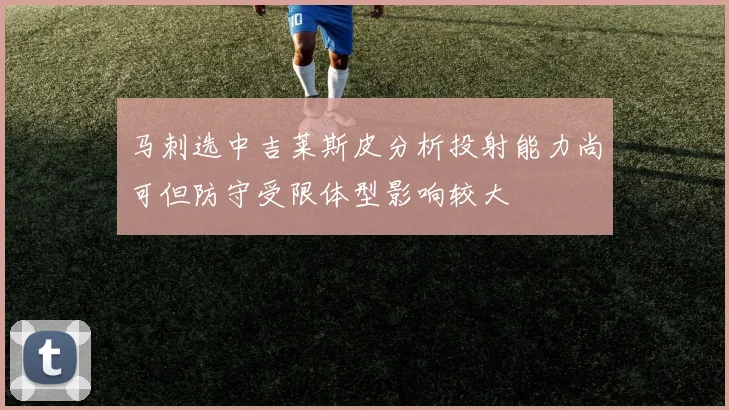 马刺选中吉莱斯皮分析投射能力尚可但防守受限体型影响较大